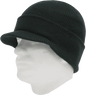 Decky 8009 Jeep Beanie with Visor Black Black / One Size Fits Most