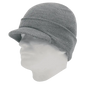 Decky 8009 Jeep Beanie with Visor Heather Gray Gray / One Size Fits Most