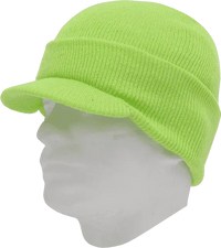 Decky 8009 Jeep Beanie with Visor Melon Pink / One Size Fits Most