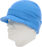 Decky 8009 Jeep Beanie with Visor - Sky - Columbia Blue / One Size Fits Most