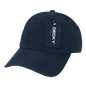 Decky 959 Vintage Frayed Polo Cap - Navy - Navy / One Size Fits Most