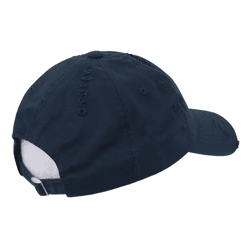 Decky 959 Vintage Frayed Polo Cap - Navy - Navy / One Size Fits Most