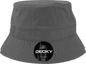Decky 961 Polo Bucket Hat - Charcoal - Dark Gray / S/M