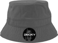 Decky 961 Polo Bucket Hat - Charcoal - Dark Gray / S/M