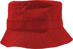 Decky 961 Polo Bucket Hat Red
