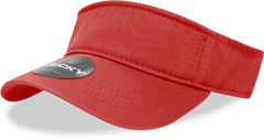 Decky 962 Polo Visor Red Red / One Size Fits Most