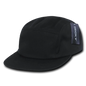 Decky 985 5 Panel Racer Cap - Black - Black / One Size Fits Most