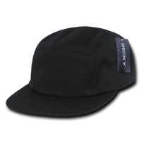 Decky 985 5 Panel Racer Cap - Black - Black / One Size Fits Most
