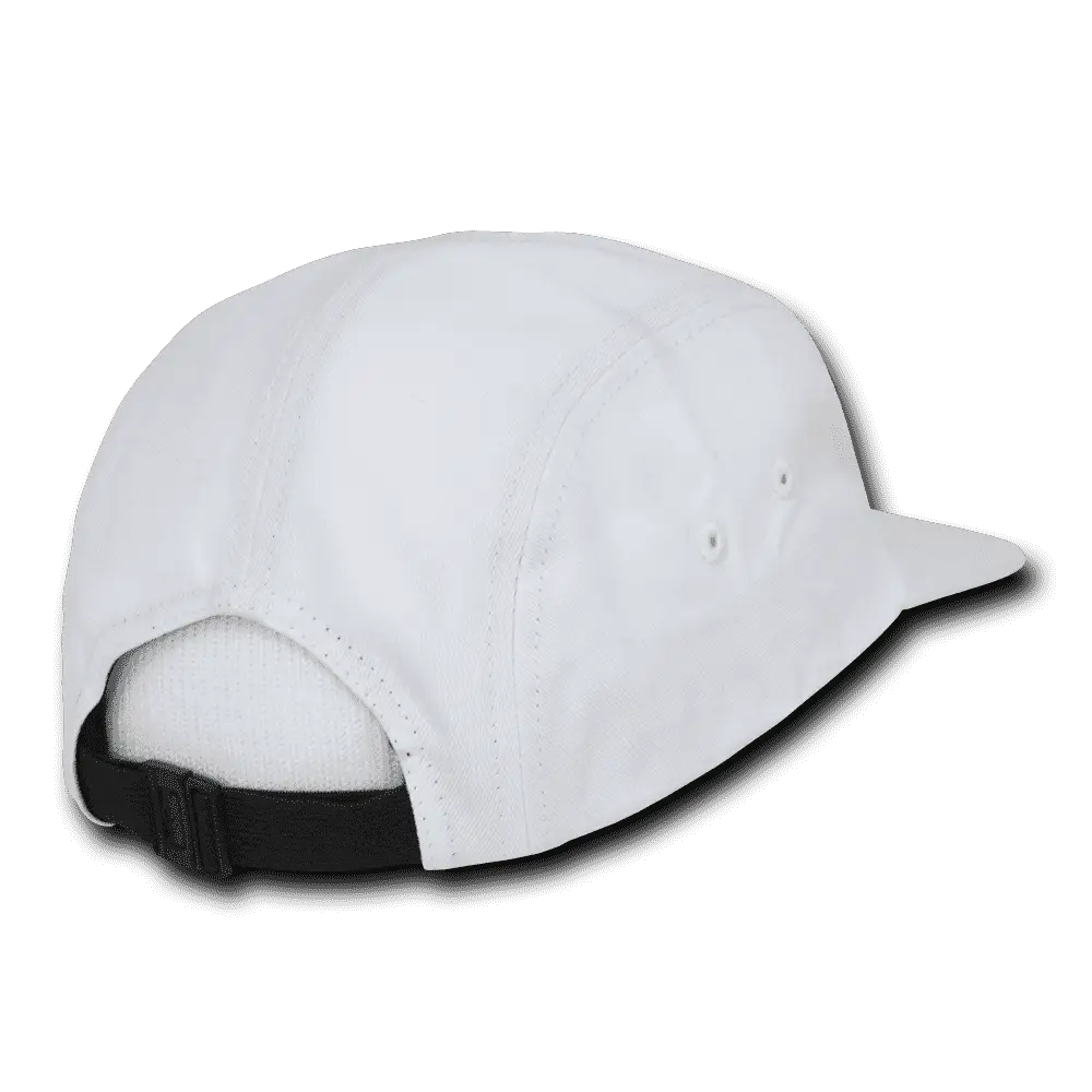 Decky 985 5 Panel Racer Cap - White - White / One Size Fits Most