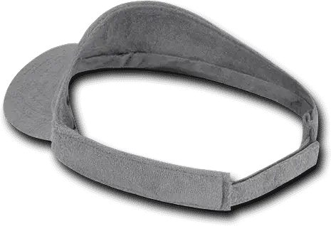 Decky 996 Terry Visor - Gray - Gray / One Size Fits Most