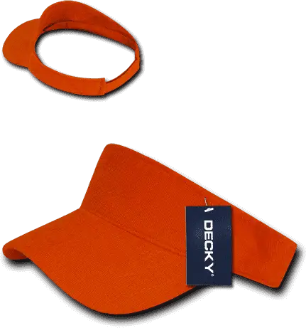 Decky 996 Terry Visor - Light Orange - Orange / One Size Fits Most