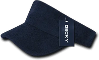 Decky 996 Terry Visor - Navy - Navy / One Size Fits Most