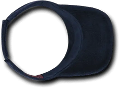 Decky 996 Terry Visor - Navy - Navy / One Size Fits Most