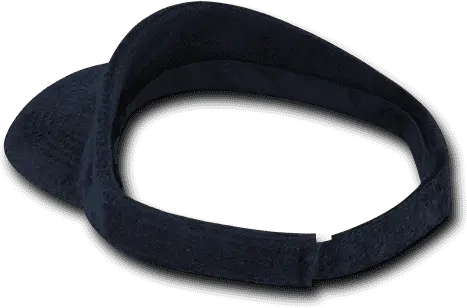 Decky 996 Terry Visor - Navy - Navy / One Size Fits Most