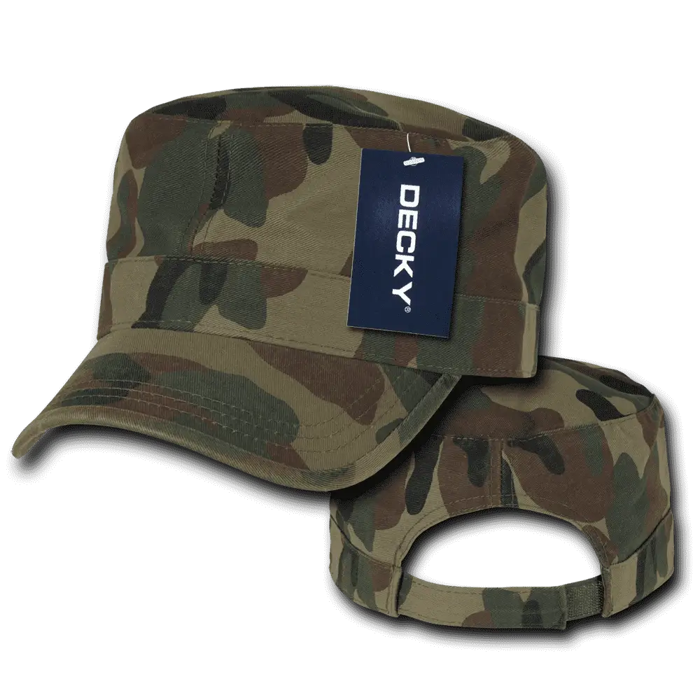 Decky GRM Washed GI Cap - Woodland Camo - Woodland Camo / One Size Fits Most