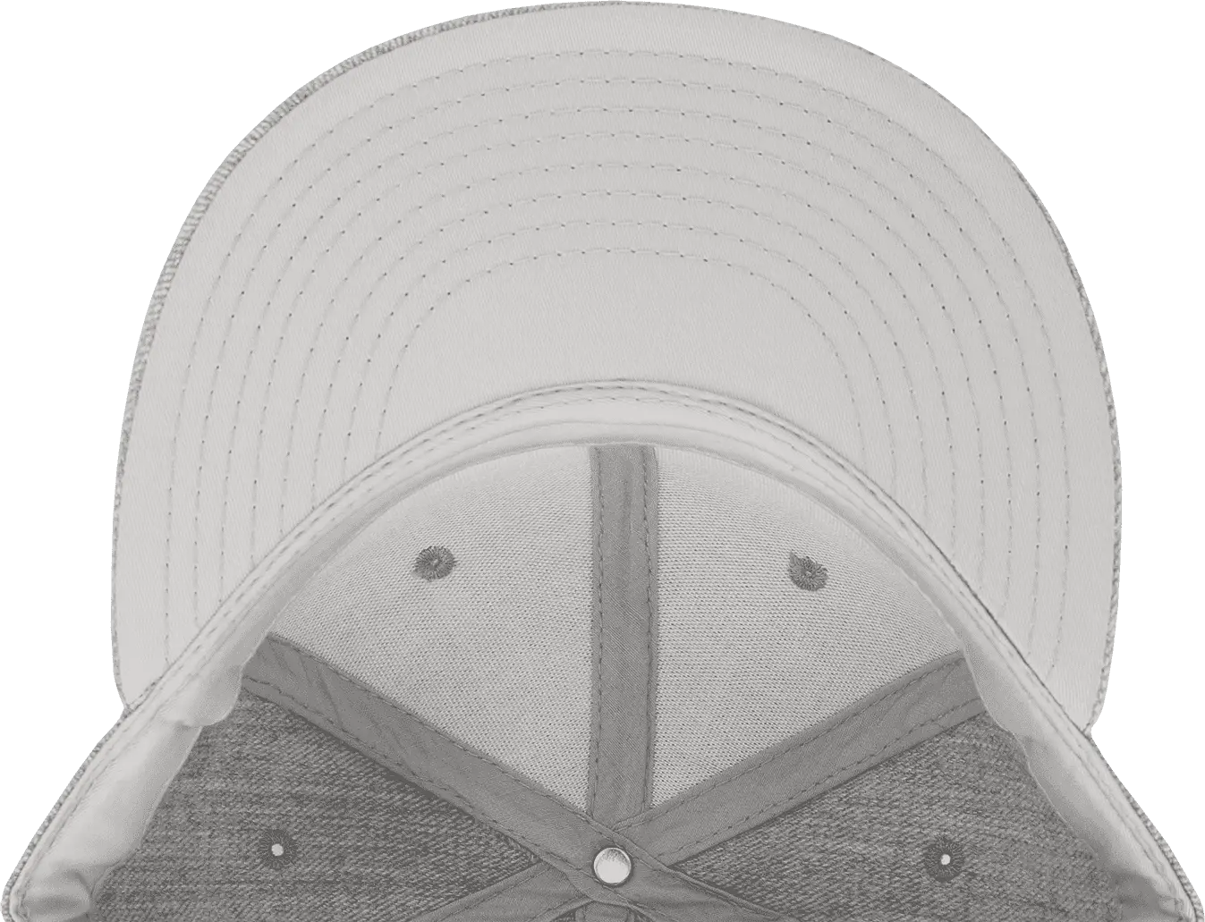 Decky RP1 Retro Fitted Cap - Heather Gray