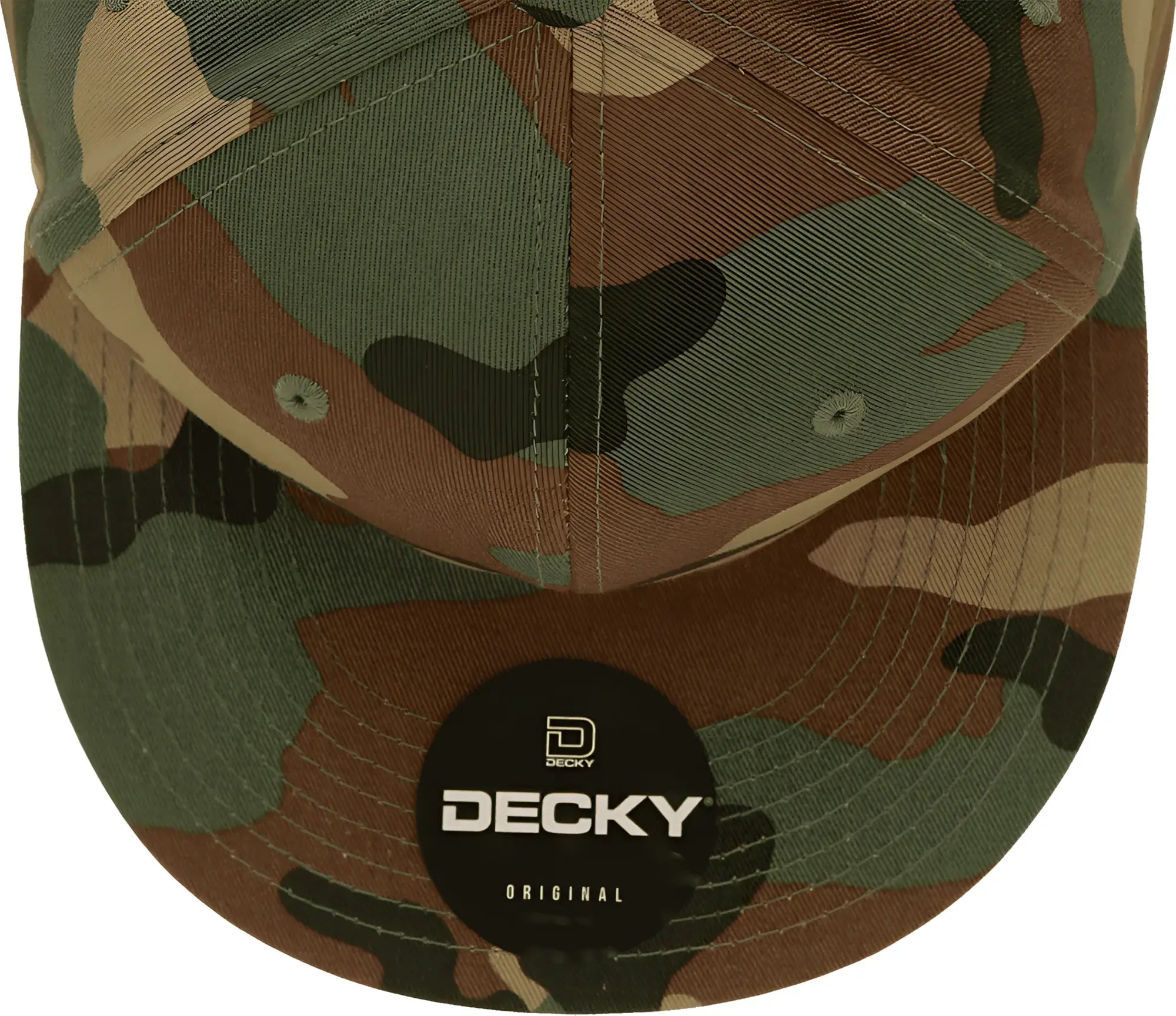 Decky RP1 Retro Fitted Cap - Woodland Camo