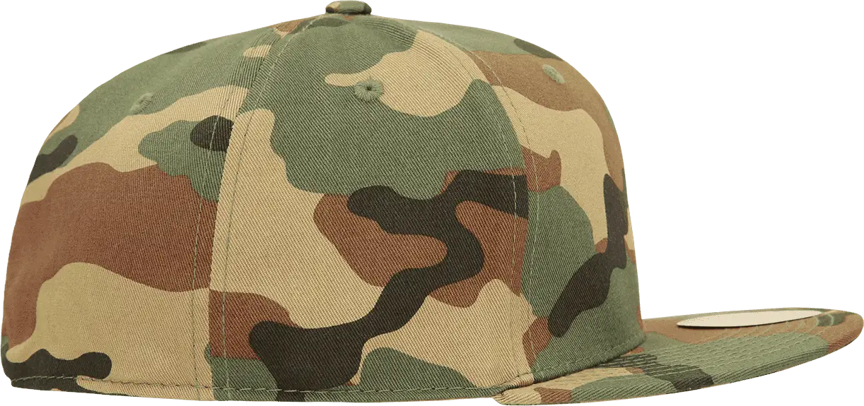 Decky RP1 Retro Fitted Cap - Woodland Camo