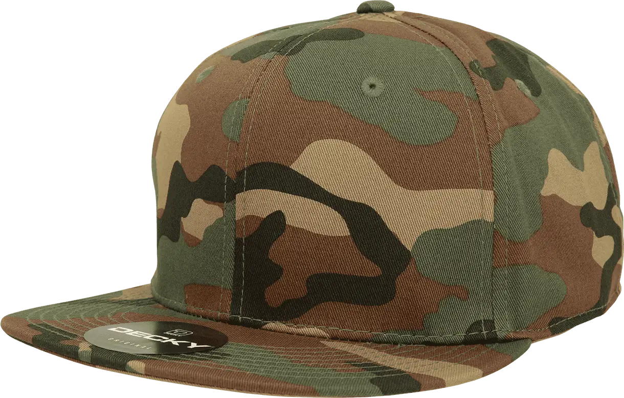 Decky RP1 Retro Fitted Cap Woodland Camo Woodland Camo / 6.875