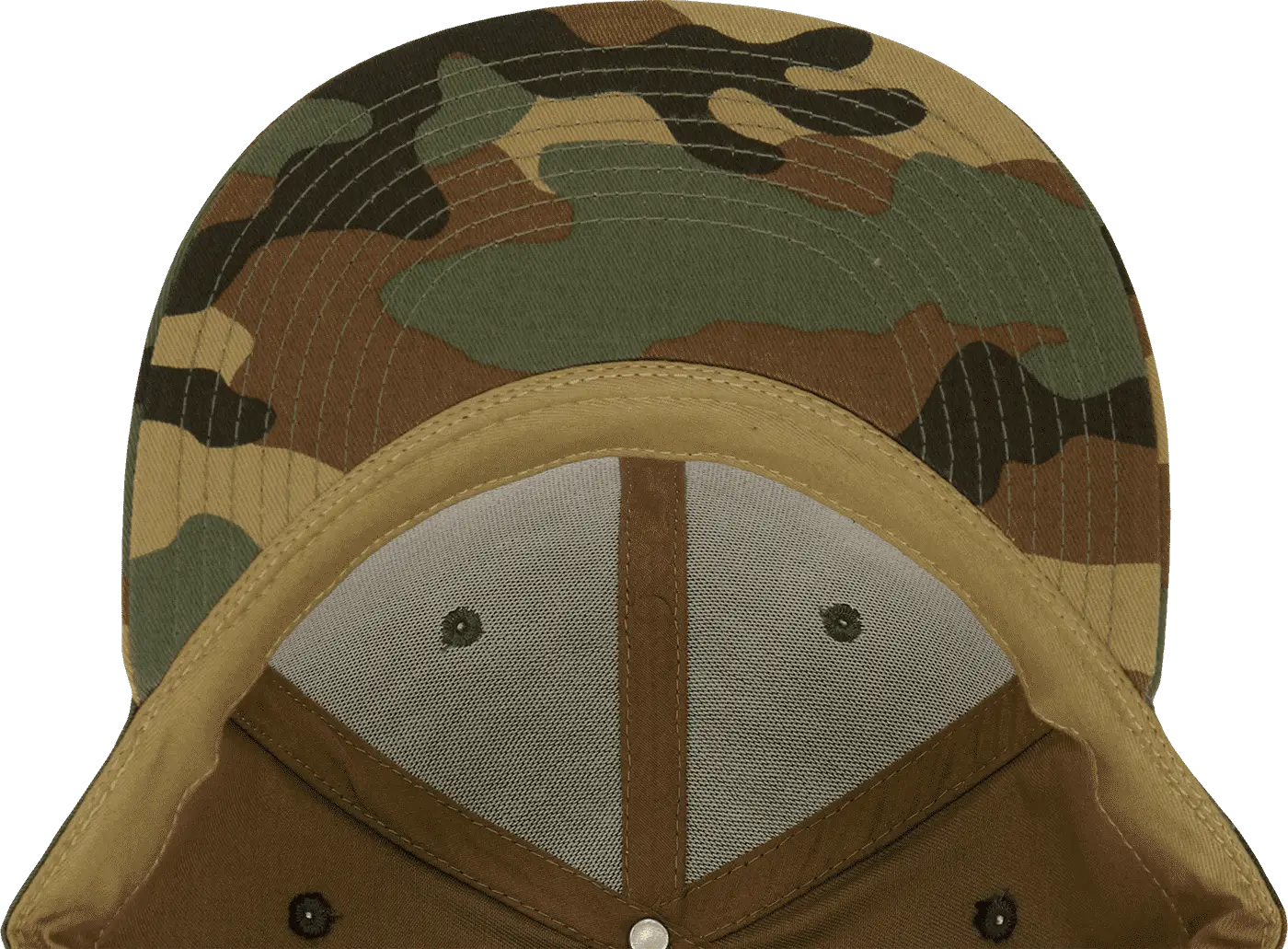 Decky RP1 Retro Fitted Cap - Woodland Camo