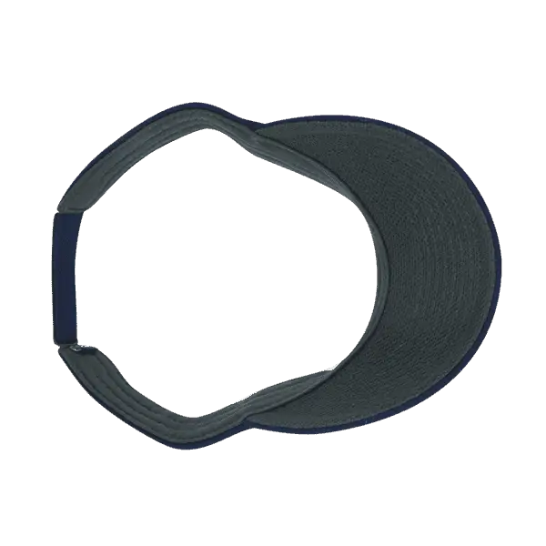 DeckyGolf 6104 Pique Patterned Sun Visor - Navy - Navy / One Size Fits Most