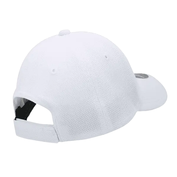 DeckyGolf 6105 Pique Patterned L/C Relaxed Cap - White - White / One Size Fits Most