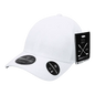 DeckyGolf 6105 Pique Patterned L/C Relaxed Cap - White - White / One Size Fits Most
