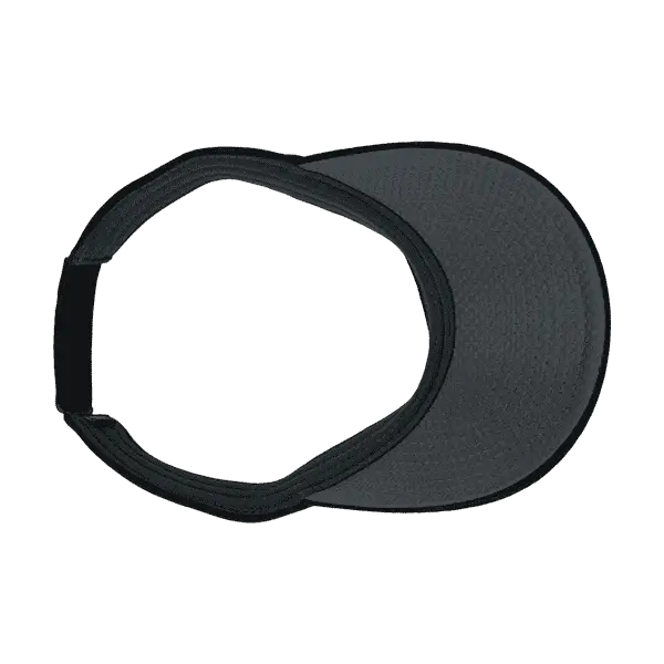 DeckyGolf 6204 Dimple Patterned Sun Visor - Black - Black / One Size Fits Most