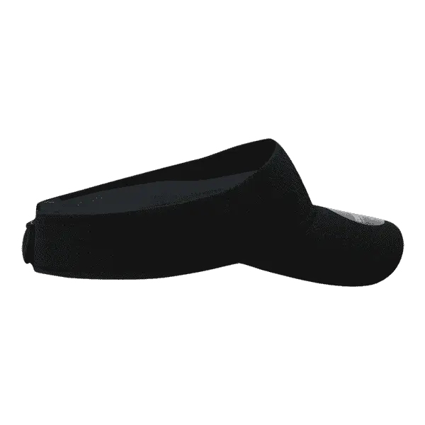 DeckyGolf 6204 Dimple Patterned Sun Visor - Black - Black / One Size Fits Most