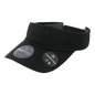 DeckyGolf 6204 Dimple Patterned Sun Visor - Black - Black / One Size Fits Most