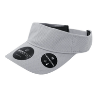 DeckyGolf 6204 Dimple Patterned Sun Visor - Gray - Gray / One Size Fits Most