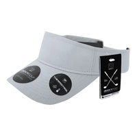 DeckyGolf 7104 Grid H2O Sun Visor - Gray - Gray / One Size Fits Most