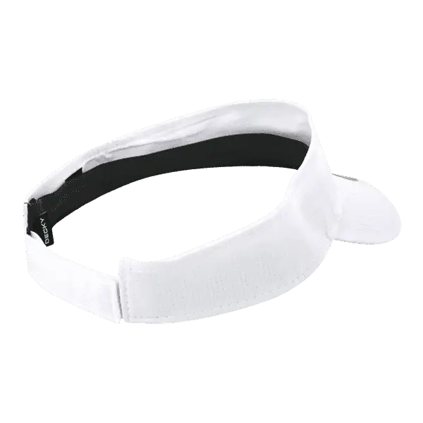 DeckyGolf 7104 Grid H2O Sun Visor - White - White / One Size Fits Most