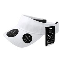 DeckyGolf 7104 Grid H2O Sun Visor - White - White / One Size Fits Most
