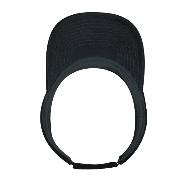 DeckyGolf 8104 Screen Fabric Sun Visor - Black - Black / One Size Fits Most