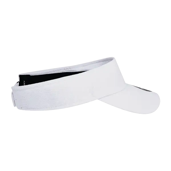 DeckyGolf 8104 Screen Fabric Sun Visor - White - White / One Size Fits Most