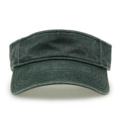 The Game GB466 Pigment Dyed Twill Visor - Bottle Green sand - HIT a Double - 2