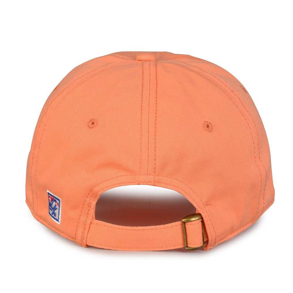 The Game GB210 Classic Relaxed Garment Washed Twill Cap - Coral - HIT a Double - 5