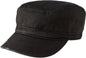 District DT605 Distressed Military Hat - Black - Black / One Size Fits Most