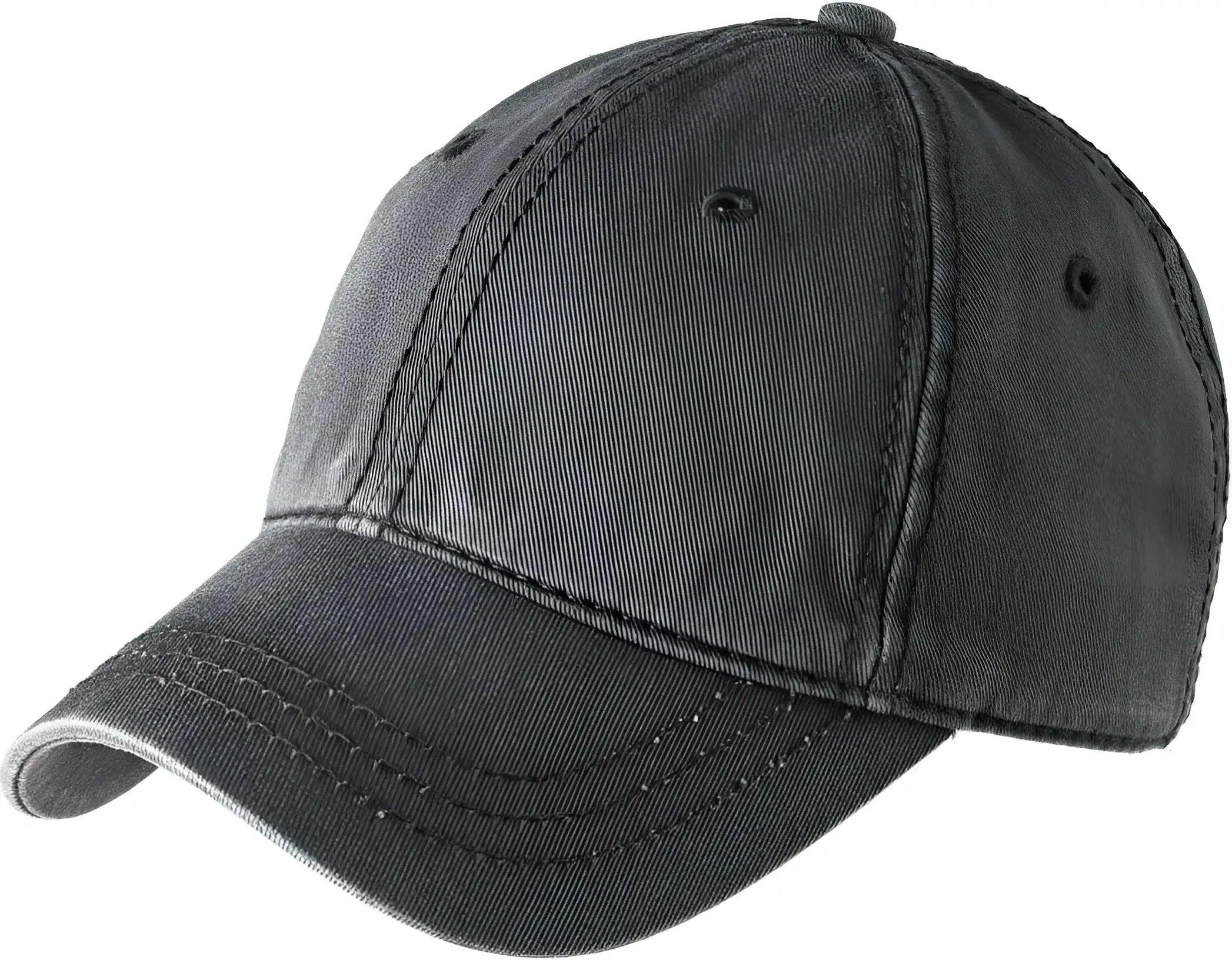 District DT610 Thick Stitch Cap - Nickel Black - Dark Gray Black / One Size Fits Most