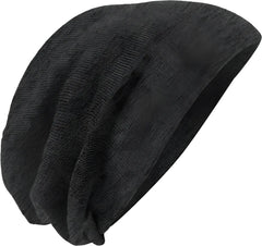 District DT618 Slouch Beanie - Charcoal Heather - Dark Gray / One Size Fits Most