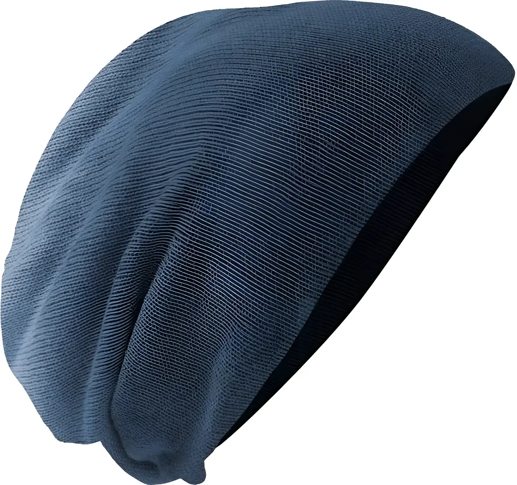 District DT618 Slouch Beanie - Navy Dip Dye - Navy / One Size Fits Most