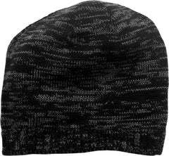 District DT620 Spaced-Dyed Beanie DT620Black Charcoal - Black Dark Gray / One Size Fits Most