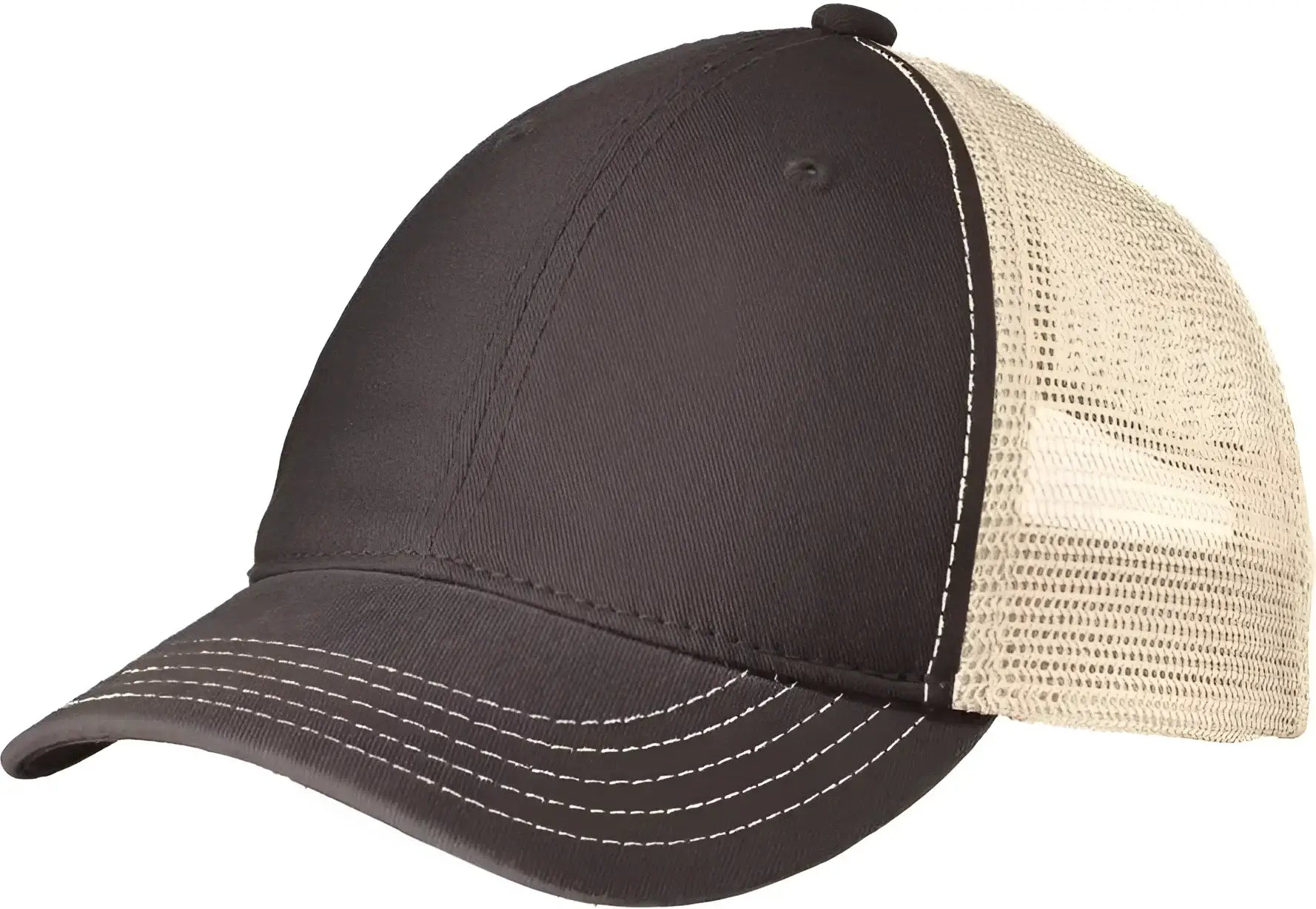 District DT630 Super Soft Mesh Back Cap - Chocolate Brown Stone - Brown / One Size Fits Most