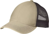 District DT630 Super Soft Mesh Back Cap - Khaki Chocolate Brown - Khaki Brown / One Size Fits Most