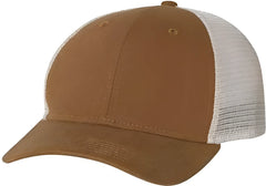 Dri Duck 3006 Hudson Trucker Cap - Saddle Tan - Brown Tan / 6 5/8’’ - 7 3/8’’