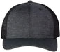 Dri Duck 3007 Fuse Trucker Cap - Black Black - Black / 6 5/8’’ - 7 3/8’’