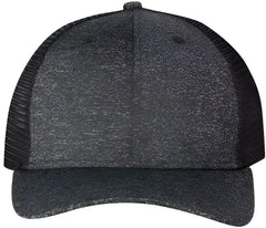 Dri Duck 3007 Fuse Trucker Cap - Black Black - Black / 6 5/8’’ - 7 3/8’’