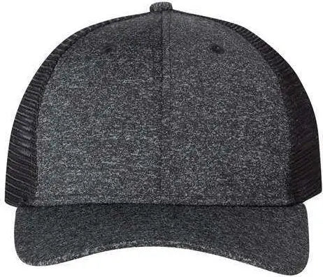 Dri Duck 3007 Fuse Trucker Cap - Black Black - Black / 6 5/8’’ - 7 3/8’’