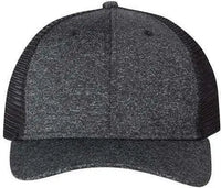 Dri Duck 3007 Fuse Trucker Cap - Black Black - Black / 6 5/8’’ - 7 3/8’’
